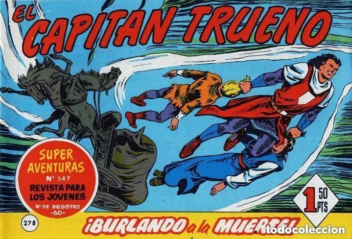 Giornalini: EL CAPITAN TRUENO N&ordm; 278 (FACSIMIL) - BRUGUERA - MUY BUEN ESTADO - OFM16