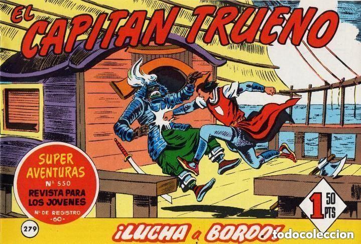 Giornalini: EL CAPITAN TRUENO N&ordm; 279 (FACSIMIL) - BRUGUERA - MUY BUEN ESTADO - OFM16