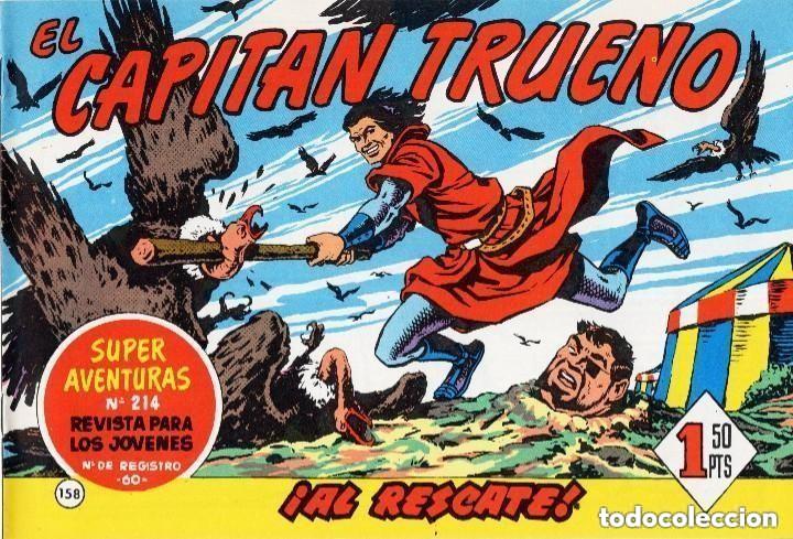 Giornalini: EL CAPITAN TRUENO N&ordm; 158 (FACSIMIL) - BRUGUERA - MUY BUEN ESTADO - OFM16