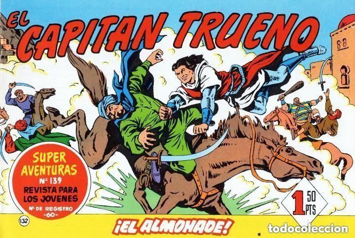 Comics: EL CAPITAN TRUENO N&ordm; 132 (FACSIMIL) - BRUGUERA - MUY BUEN ESTADO - OFM16