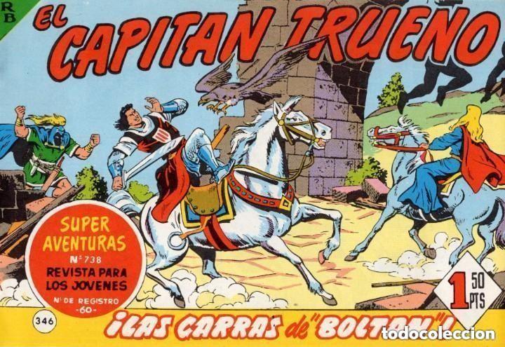 Giornalini: EL CAPITAN TRUENO N&ordm; 346 (FACSIMIL) - BRUGUERA - MUY BUEN ESTADO - OFM16