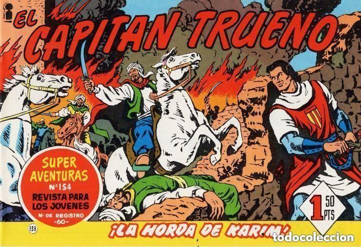 Comics: EL CAPITAN TRUENO N&ordm; 138 (FACSIMIL) - BRUGUERA - MUY BUEN ESTADO - OFM16