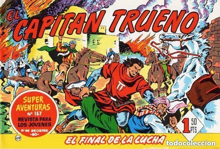 Tebeos: EL CAPITAN TRUENO N&ordm; 139 (FACSIMIL) - BRUGUERA - MUY BUEN ESTADO - OFM16