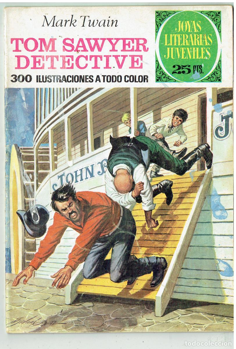 Tebeos: JOYAS LITERARIAS. N&ordm; 60. TOM SAWAYER DETECTIVE. BRUGUERA, 1976. (B/48.3 RUM)