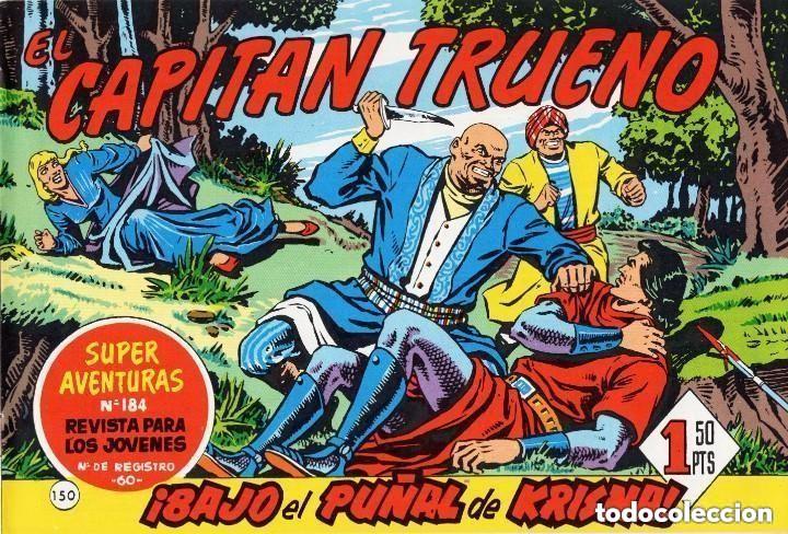 Comics: EL CAPITAN TRUENO N&ordm; 150 (FACSIMIL) - BRUGUERA - MUY BUEN ESTADO - OFM16