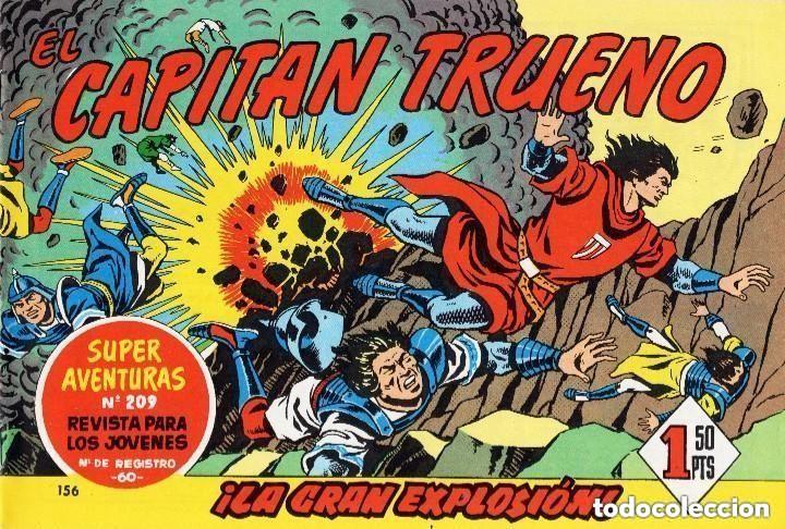 Comics: EL CAPITAN TRUENO N&ordm; 156 (FACSIMIL) - BRUGUERA - MUY BUEN ESTADO - OFM16