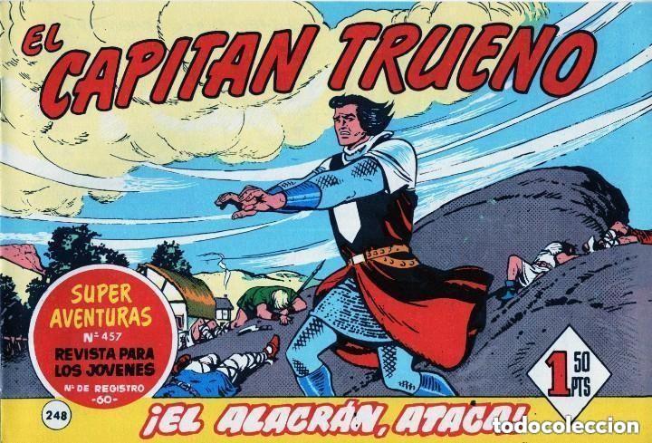 Comics: EL CAPITAN TRUENO N&ordm; 248 (FACSIMIL) - BRUGUERA - MUY BUEN ESTADO - OFM16