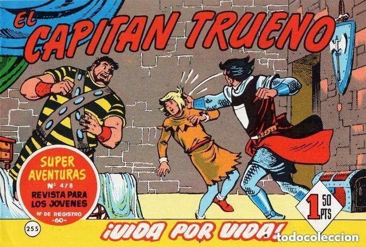 Comics: EL CAPITAN TRUENO N&ordm; 255 (FACSIMIL) - BRUGUERA - MUY BUEN ESTADO - OFM16