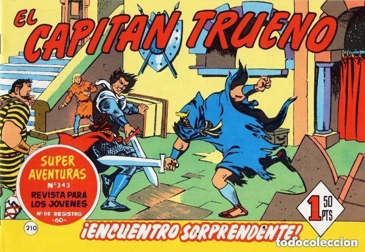 Comics: EL CAPITAN TRUENO N&ordm; 210 (FACSIMIL) - BRUGUERA - MUY BUEN ESTADO - OFM16