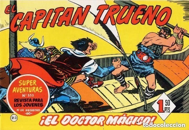 Comics: EL CAPITAN TRUENO N&ordm; 213 (FACSIMIL) - BRUGUERA - MUY BUEN ESTADO - OFM16