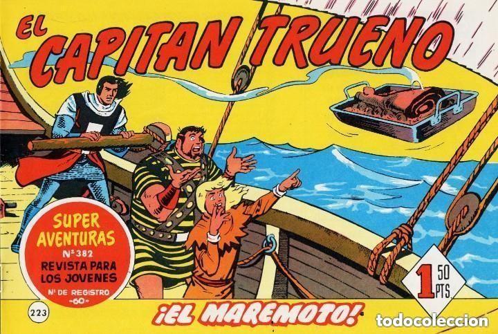 Comics: EL CAPITAN TRUENO N&ordm; 223 (FACSIMIL) - BRUGUERA - MUY BUEN ESTADO - OFM16