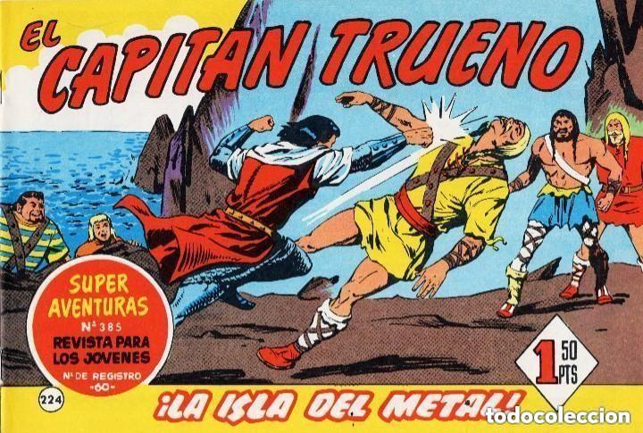 Comics: EL CAPITAN TRUENO N&ordm; 224 (FACSIMIL) - BRUGUERA - MUY BUEN ESTADO - OFM16