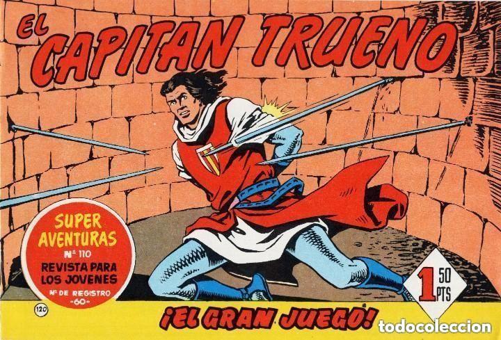 Comics: EL CAPITAN TRUENO N&ordm; 120 (FACSIMIL) - BRUGUERA - MUY BUEN ESTADO - OFM16