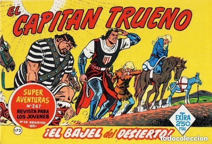 Comics: EL CAPITAN TRUENO N&ordm; 172 (FACSIMIL) - BRUGUERA - MUY BUEN ESTADO - OFM16