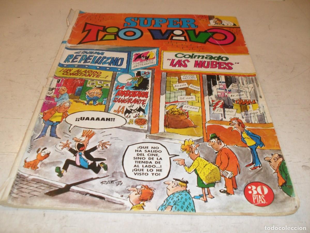 Tebeos: SUPER TIO VIVO N&ordm; 58,CON POLICIACO CADAVER ON THE ROCKS,DE ESCANDELLDE 135.BRUGUERA,1972