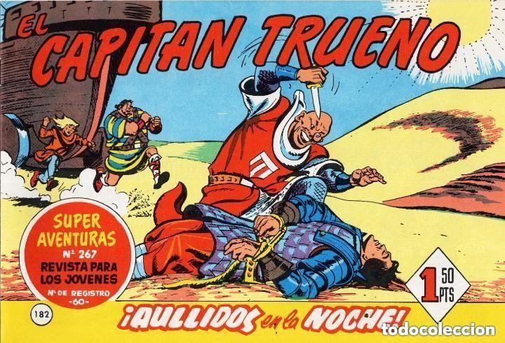 Comics: EL CAPITAN TRUENO N&ordm; 182 (FACSIMIL) - BRUGUERA - MUY BUEN ESTADO - OFM16