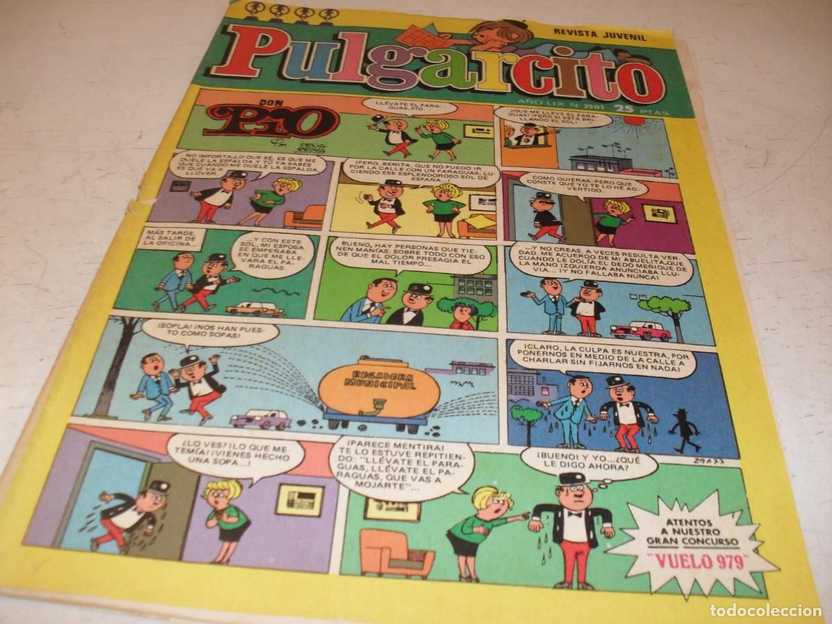 Tebeos: PULGARCITO N&ordm; 2501,EN CONTRAPORTADA ANUNCIOS DE VIDEOJUEGOS DE LA EPOCA.DE 2597.BRUGUERA,1947