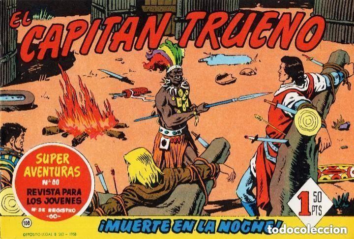 BDs: EL CAPITAN TRUENO N&ordm; 108 (FACSIMIL) - BRUGUERA - MUY BUEN ESTADO - OFM16