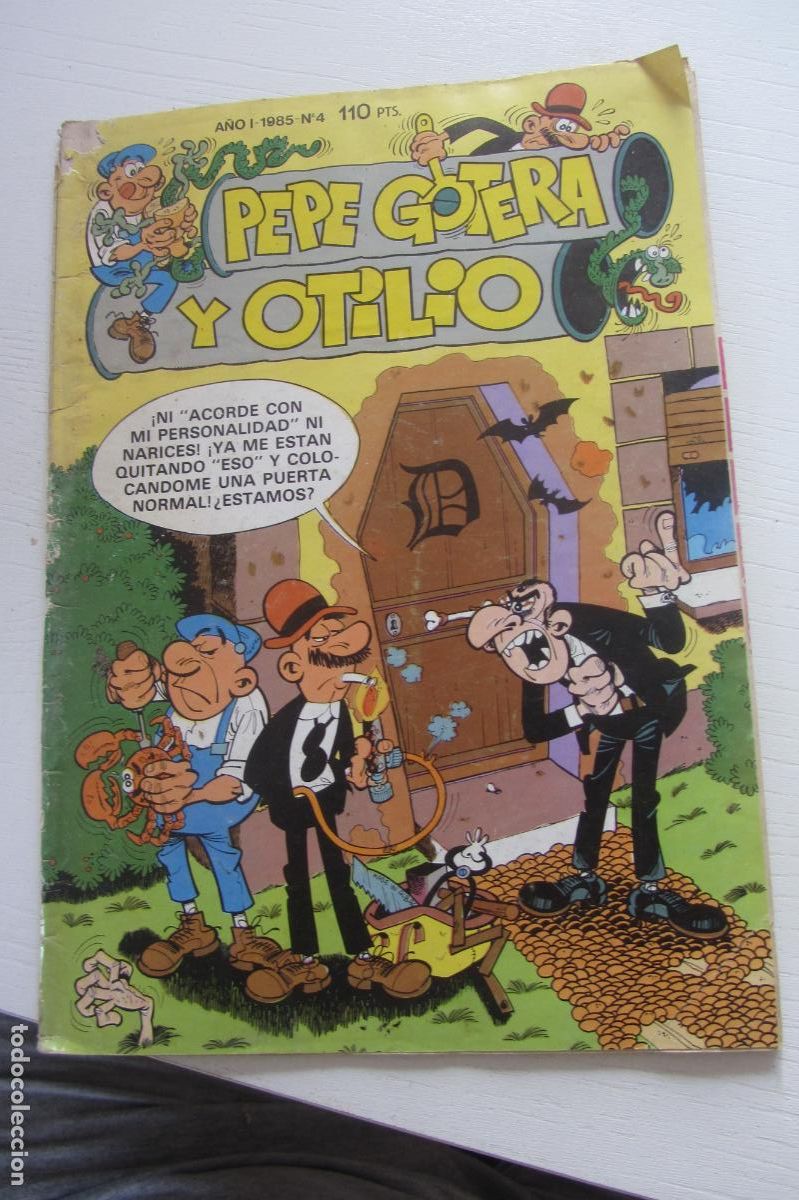 Tebeos: PEPE GOTERA Y OTILIO N&ordm; 4 ULTIMO NUMERO. BRUGUERA 1985 Arx29