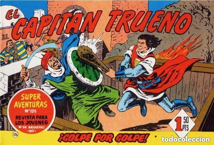 Tebeos: EL CAPITAN TRUENO N&ordm; 126 (FACSIMIL) - BRUGUERA - MUY BUEN ESTADO - OFM16