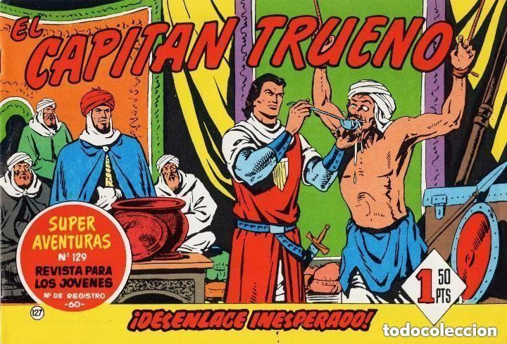Tebeos: EL CAPITAN TRUENO N&ordm; 127 (FACSIMIL) - BRUGUERA - MUY BUEN ESTADO - OFM16