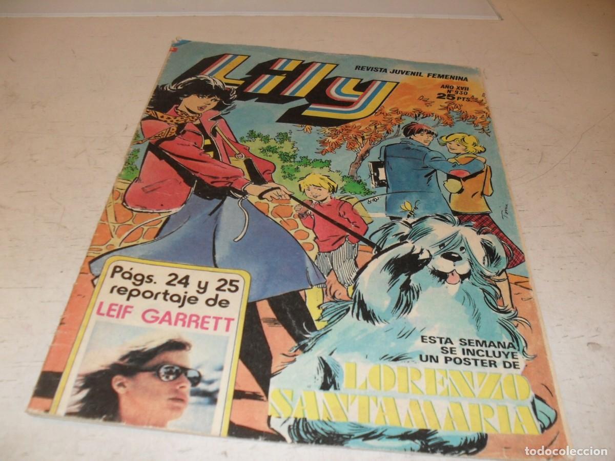 Tebeos: LILY N&ordm; 930.BRUGUERA,1970,DE 1208,CON POSTER DE LORENZO SANTAMARIA.BRUGUERA,1970