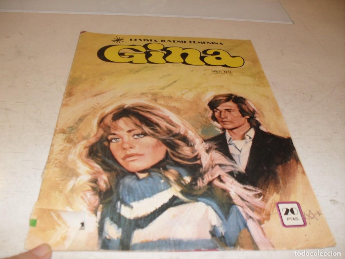Tebeos: GINA N&ordm; 14,DE 94,CON POSTER DE JOHN TRAVOLTA(FIEBRE DEL SABADO NOCHE).BRUGUERA,1978