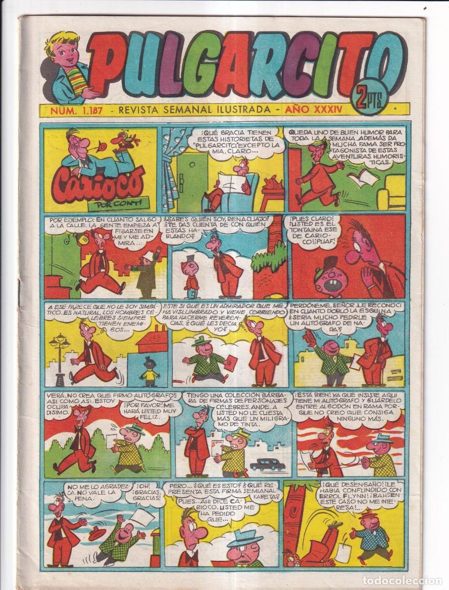 BDs: PULGARCITO : NUMERO 1187 .- EDITORIAL BRUGUERA