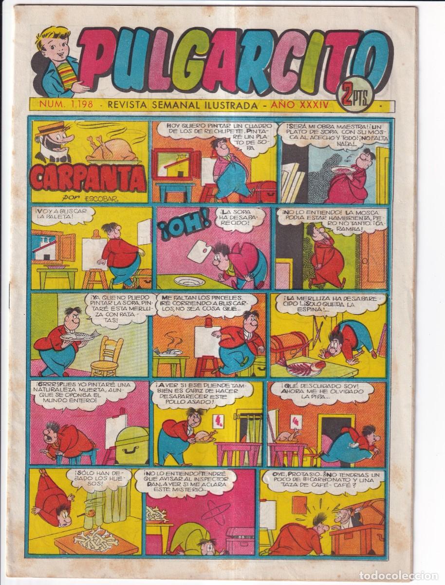 BDs: PULGARCITO : NUMERO 1196 .- EDITORIAL BRUGUERA