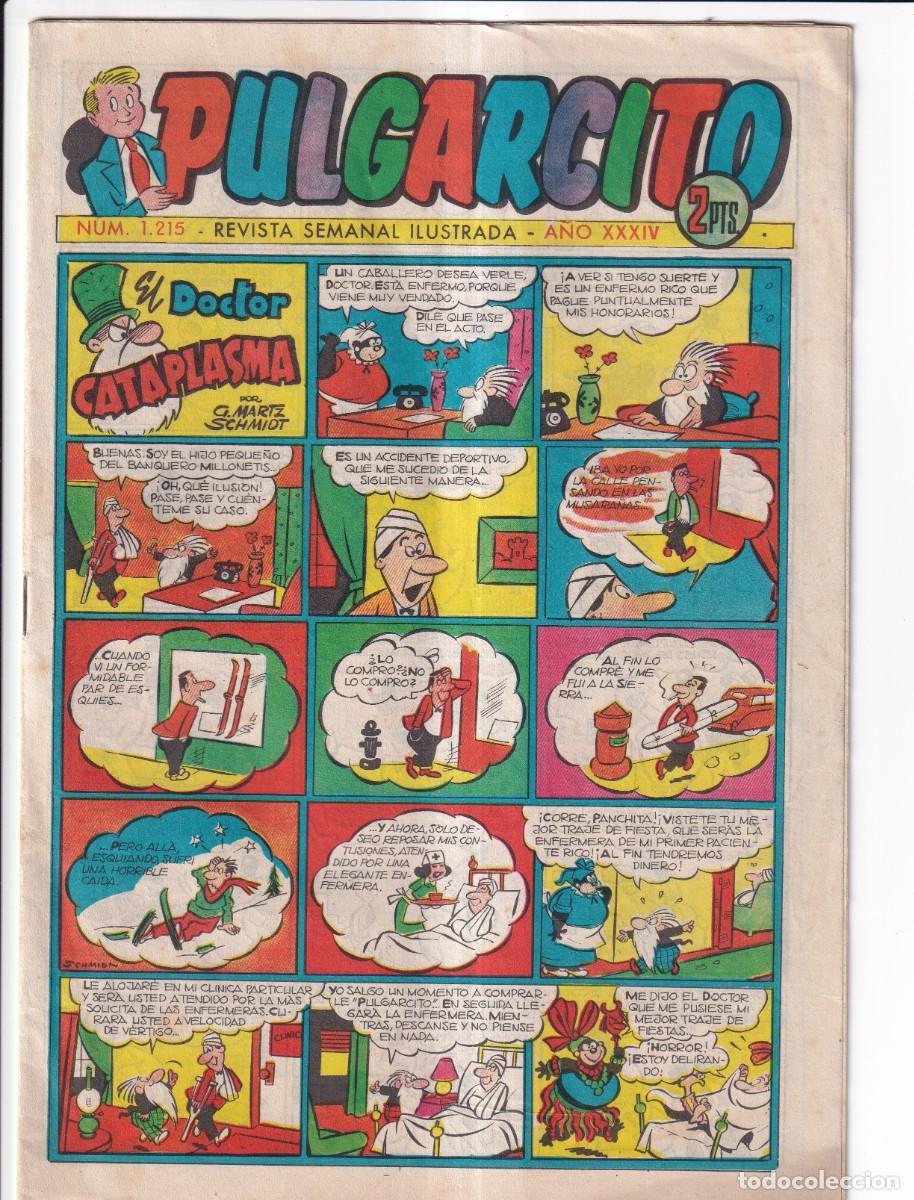 Comics: PULGARCITO : NUMERO 1215 .- EDITORIAL BRUGUERA