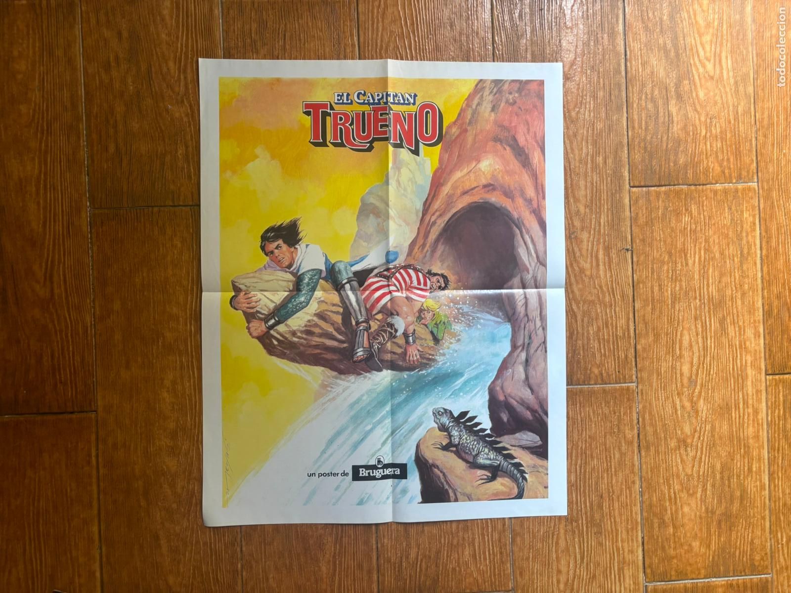 Tebeos: POSTER EL CAPITAN TRUENO EDITORIAL BRUGUERA