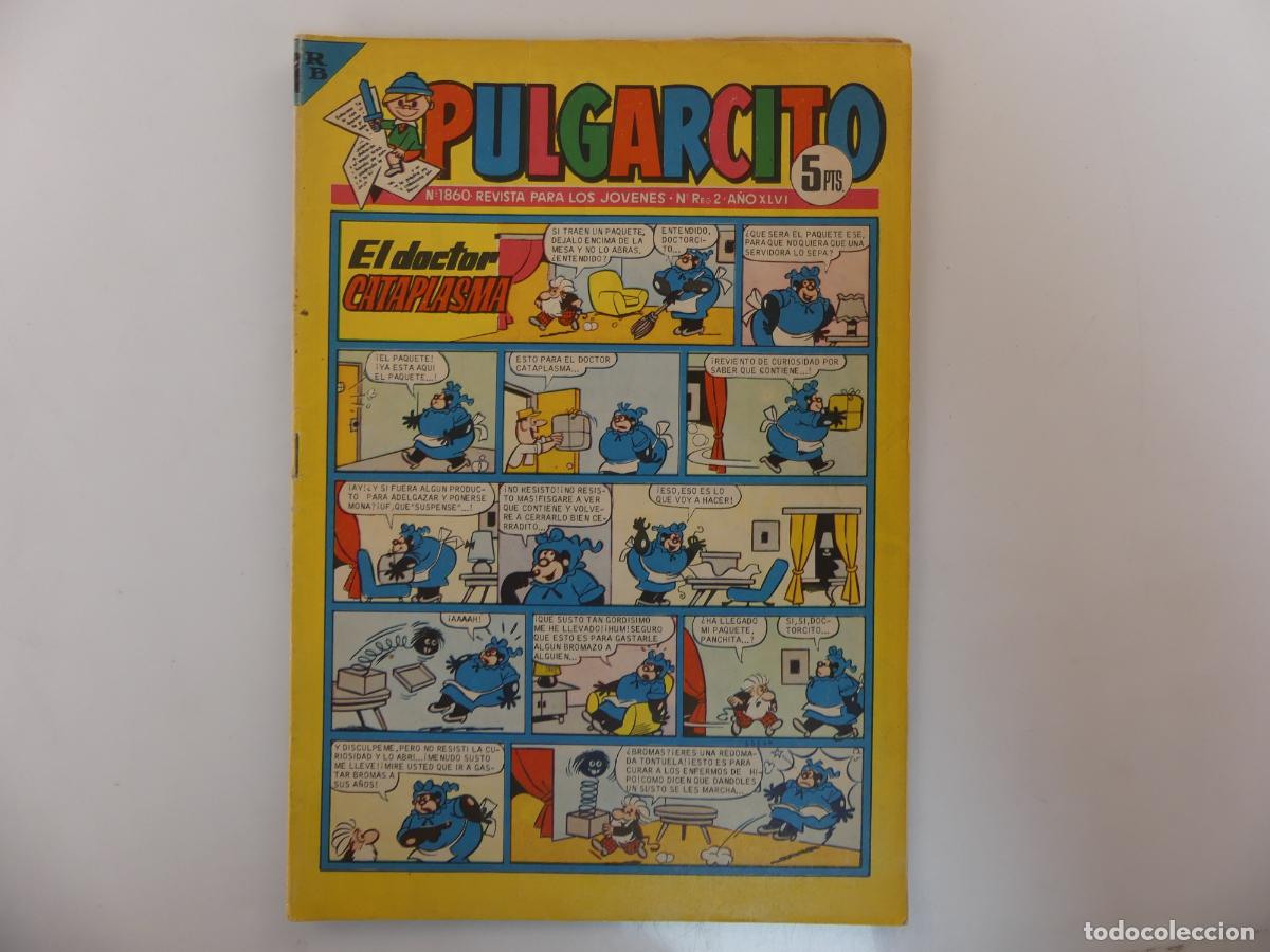 Tebeos: REVISTA SEMANAL ILUSTRADA PULGARCITO NUMERO 1860 -- REF: 127