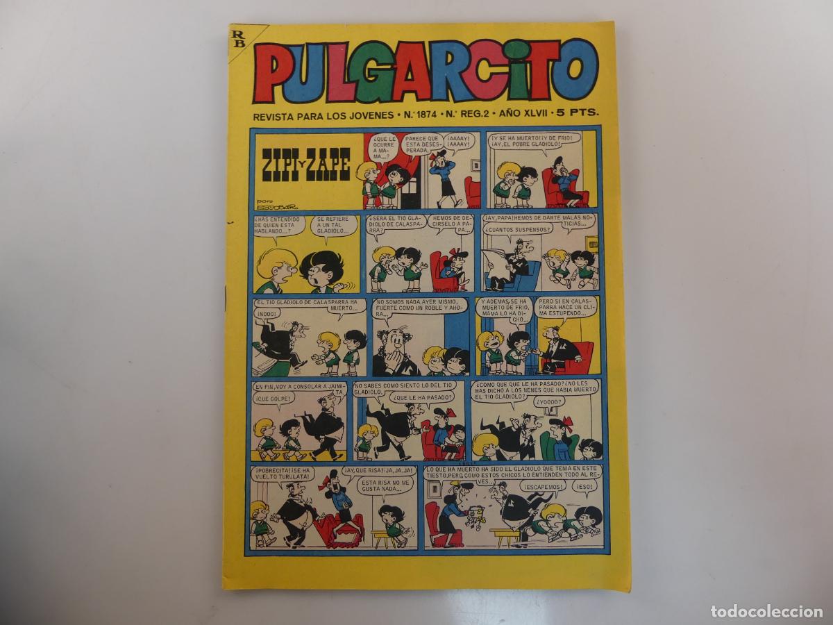Comics: REVISTA SEMANAL ILUSTRADA PULGARCITO NUMERO 1874 -- REF: 132