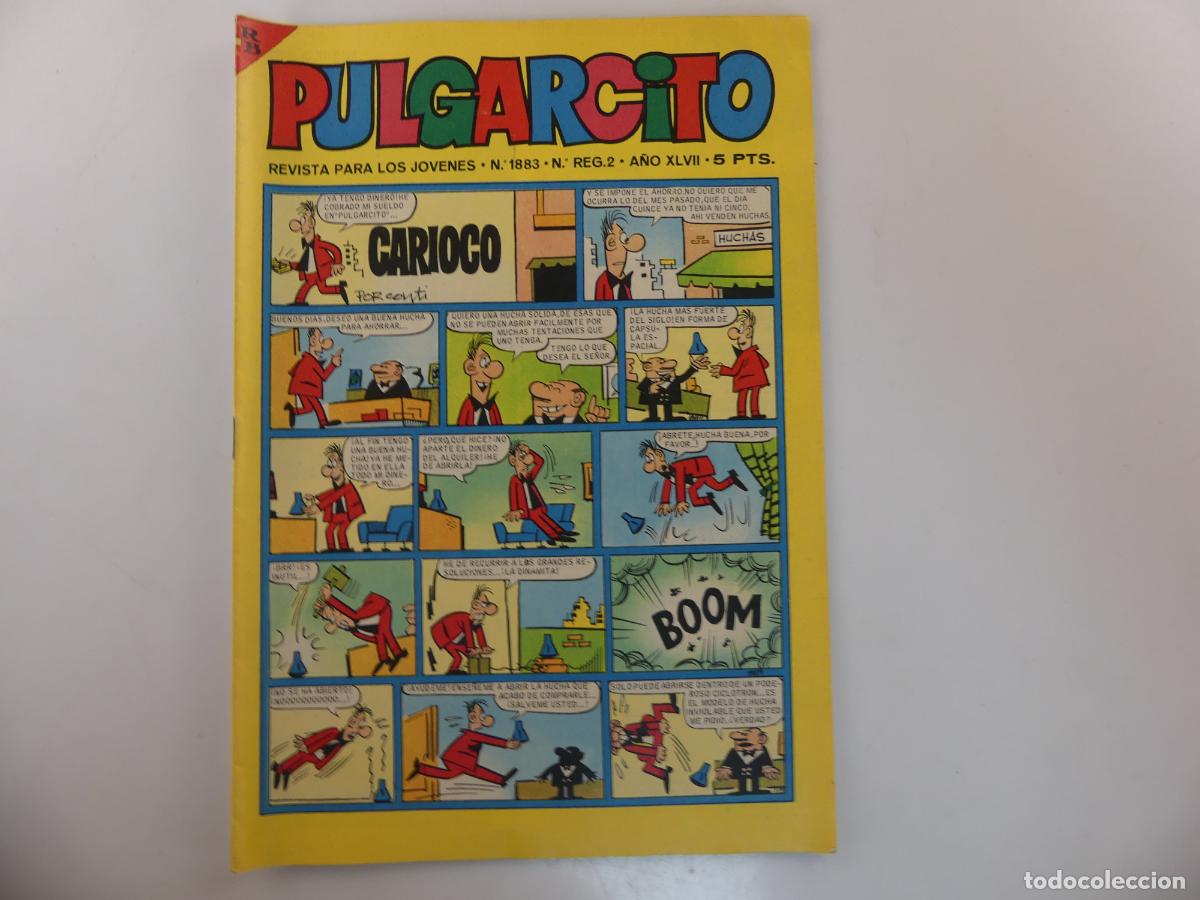 Tebeos: REVISTA SEMANAL ILUSTRADA PULGARCITO NUMERO 1883 -- REF: 141