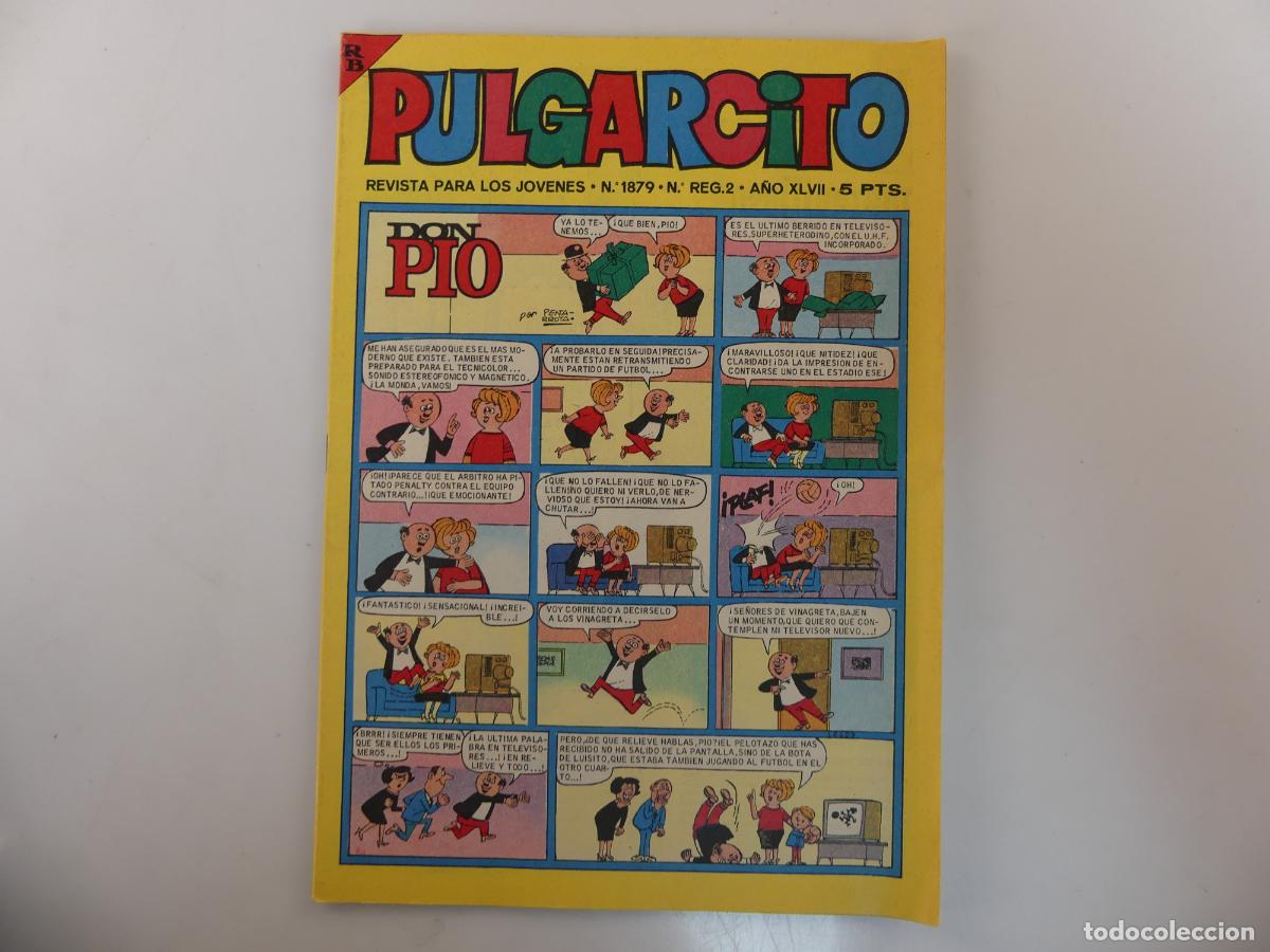 Tebeos: REVISTA SEMANAL ILUSTRADA PULGARCITO NUMERO 1879 -- REF: 137