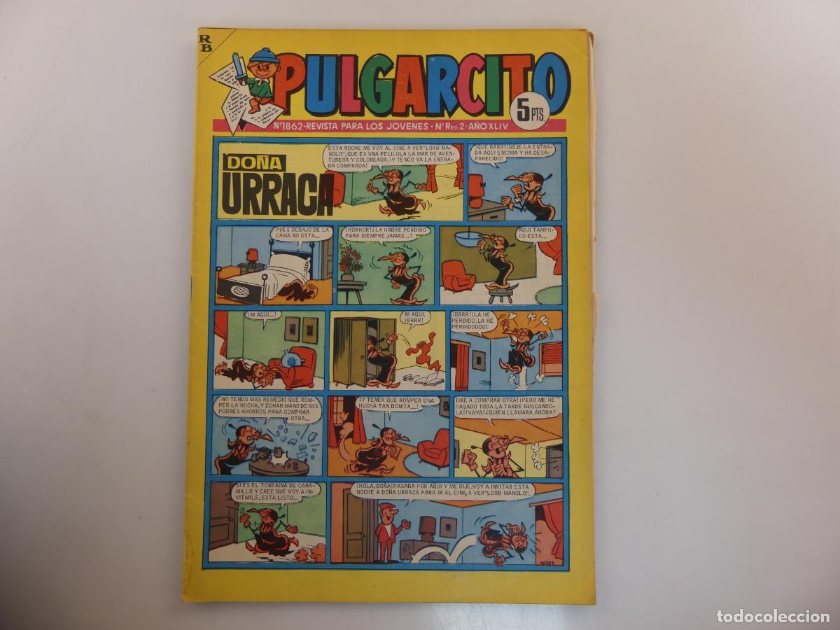 BDs: REVISTA SEMANAL ILUSTRADA PULGARCITO NUMERO 1862 -- REF: 129