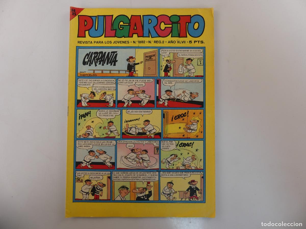 Tebeos: REVISTA SEMANAL ILUSTRADA PULGARCITO NUMERO 1882 -- REF: 140
