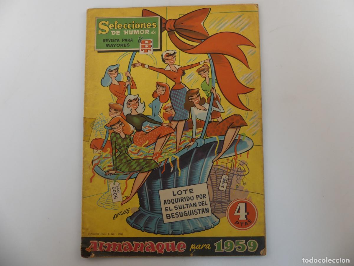 BDs: ALMANAQUE PARA 1959 REVISTA PARA MAYORES SELECCIONES DE HUMOR DE EL DDT-- REF: 180