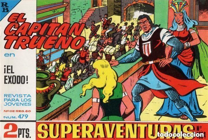 Livros de Banda Desenhada: EL CAPITAN TRUENO N&ordm; 479 (FACSIMIL) - BRUGUERA - MUY BUEN ESTADO - OFM16
