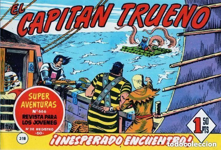 Livros de Banda Desenhada: EL CAPITAN TRUENO N&ordm; 318 (FACSIMIL) - BRUGUERA - MUY BUEN ESTADO - OFM16