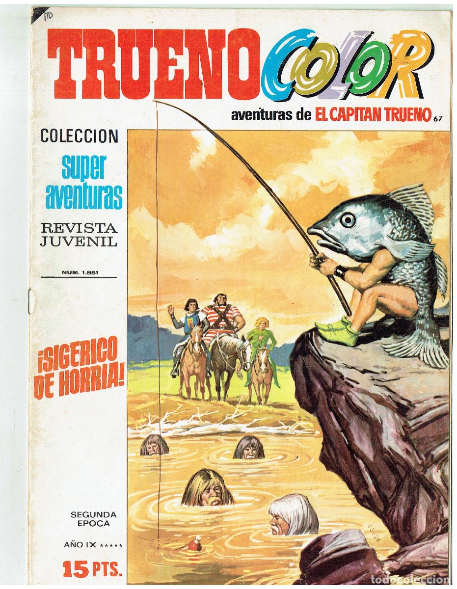Tebeos: TRUENO COLOR. N&ordm; 67. &iexcl;SIGERICO DE HORRIA!. BRUGUERA, 1976.(B/48.3 RUM)
