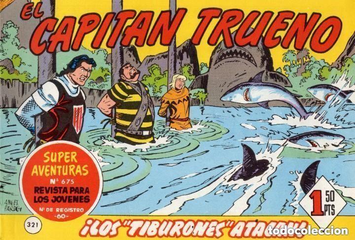 Giornalini: EL CAPITAN TRUENO N&ordm; 321 (FACSIMIL) - BRUGUERA - MUY BUEN ESTADO - OFM16