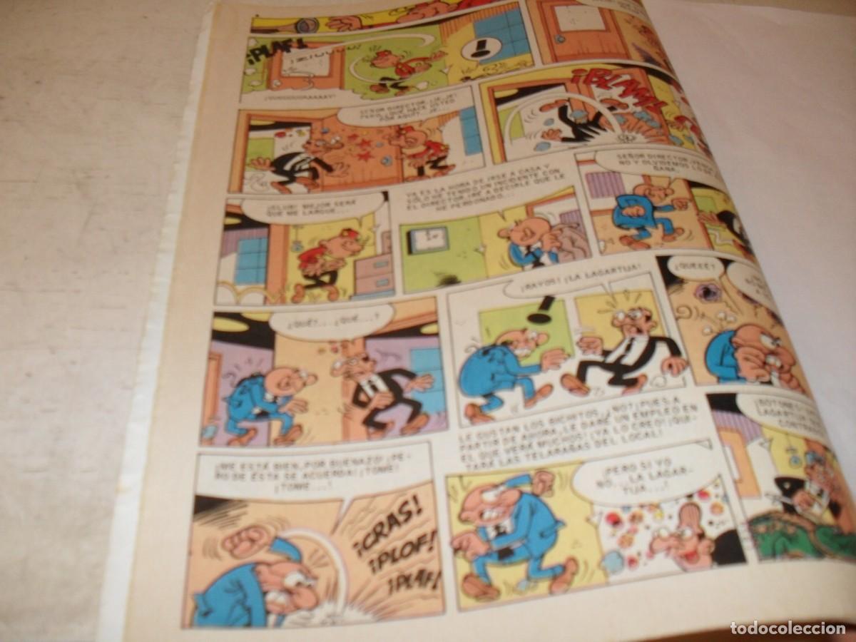 Tebeos: (REF 91),EN 4 PAGINAS AVENTURA APOCRIFA DEL BOTONES SACARINO:LA LAGARTIJA,BRUGUERA,1985
