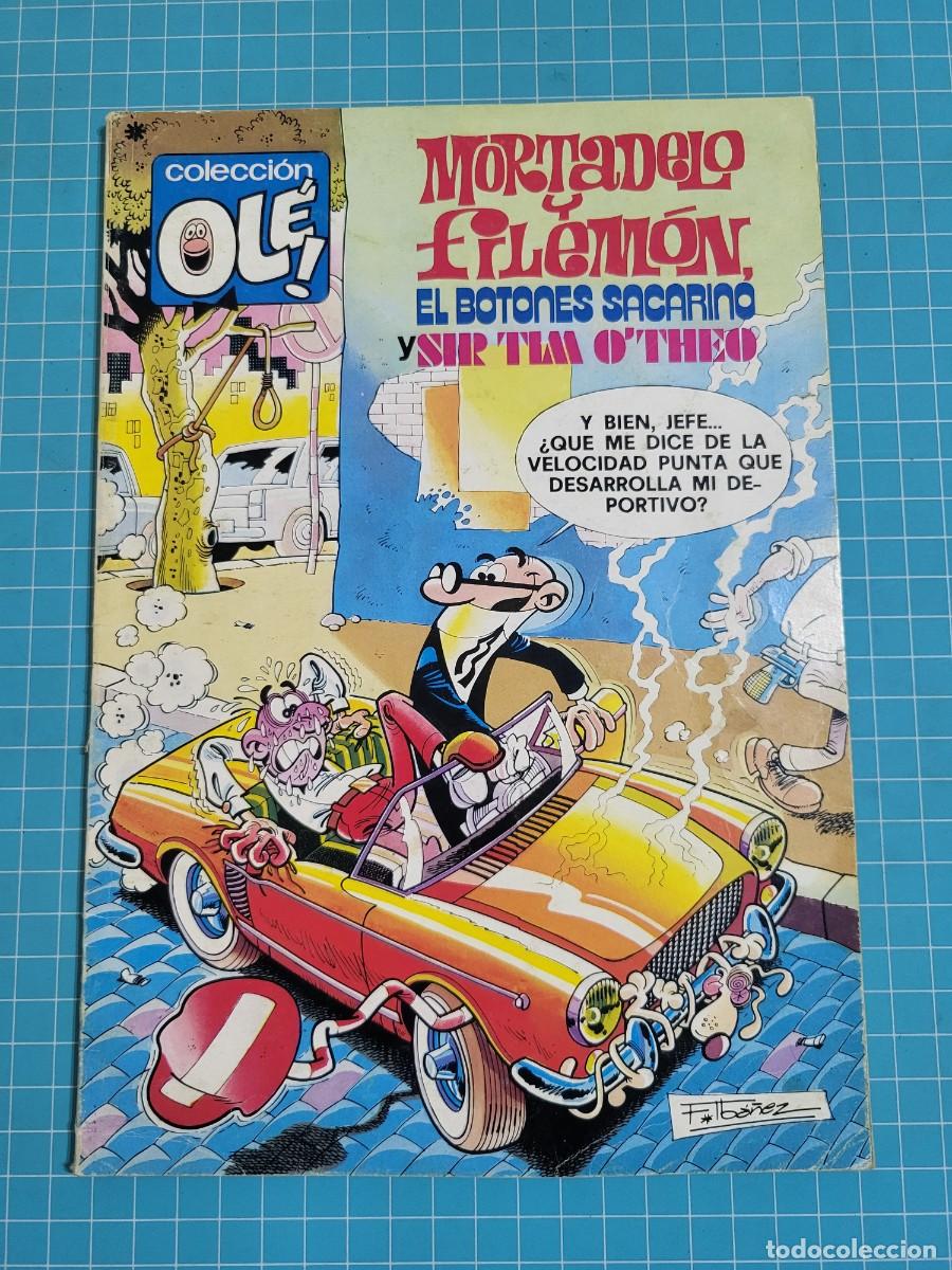 Tebeos: Ol&eacute;. Mortadelo y Filem&oacute;n, el Botones Sacarino y Sir Tim O 'Theo N &ordm; 166 1&ordf; edici&oacute;n, 12 Bolsa 1.