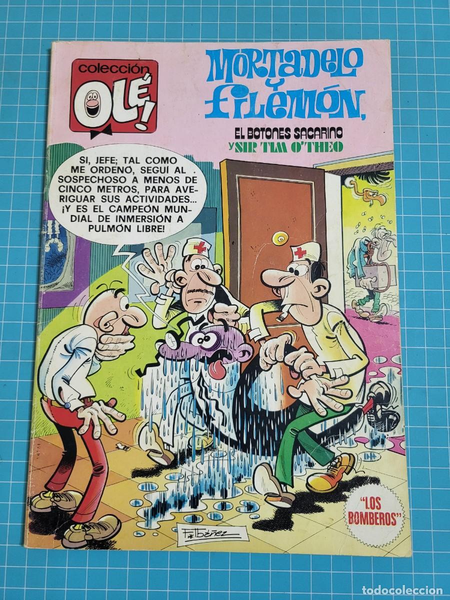 Tebeos: Ol&eacute;. Mortadelo y Filem&oacute;n, el Botones Sacarino y Sir Tim O 'Theo N &ordm; 166 1&ordf; edici&oacute;n, 12 Bolsa 1.