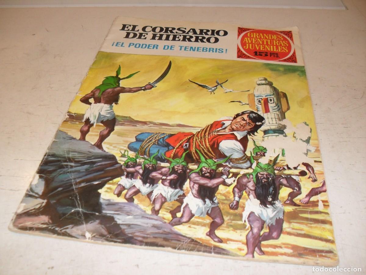 BDs: GRANDES AVENTURAS JUVENILES N&ordm; 13,DE 72,EL CORSARIO DE HIERRO:EL PODER DE TENEBRIS&iexcl;,BRUGUERA,1971
