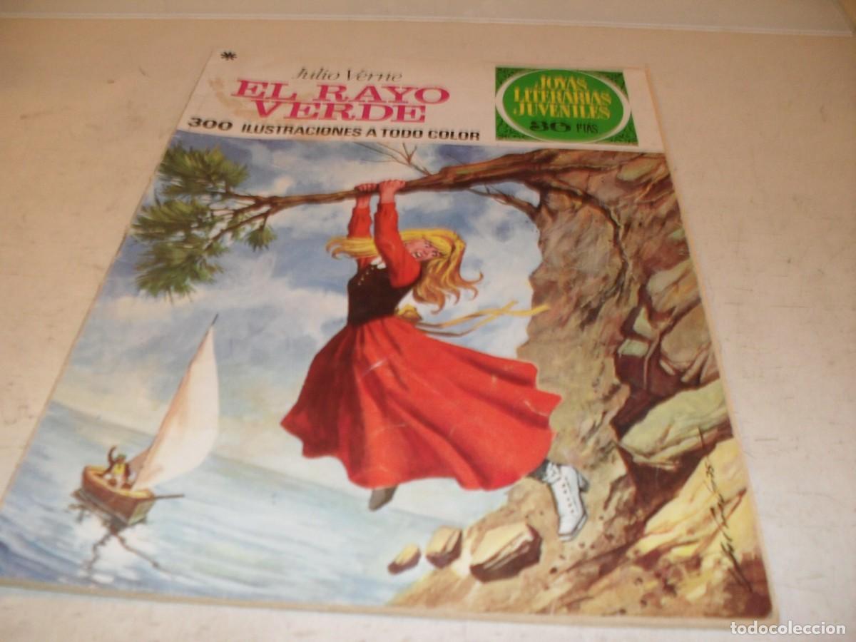 Tebeos: JOYAS LITERARIAS JUVENILES N&ordm; 142,EL RAYO VERDE,DE JULIO VERNE,2&ordf;EDICION,BRUGUERA,1971