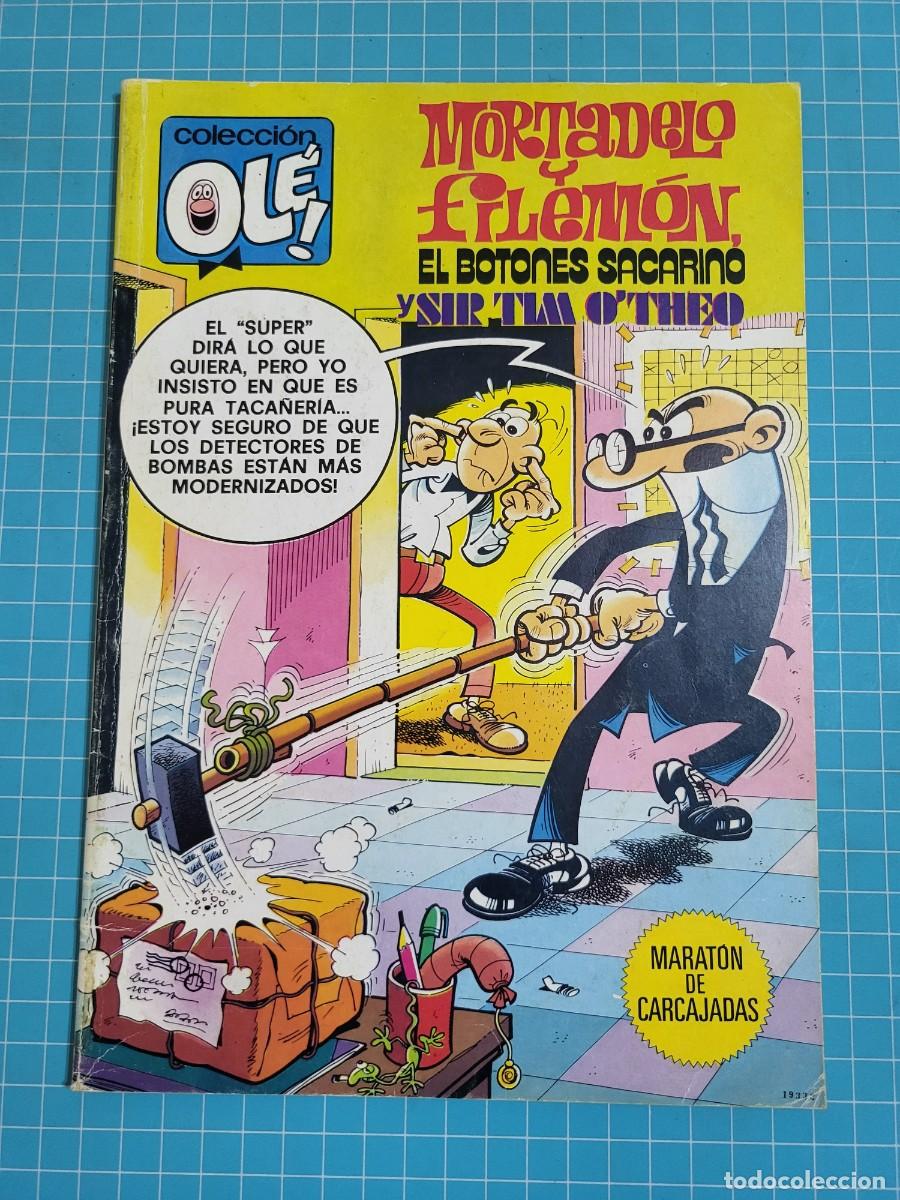 BDs: Ol&eacute;. Mortadelo y Filem&oacute;n, el Botones Sacarino y Sir Tim O 'Theo N &ordm; 186 1&ordf; edici&oacute;n, 12 Bolsa 1.