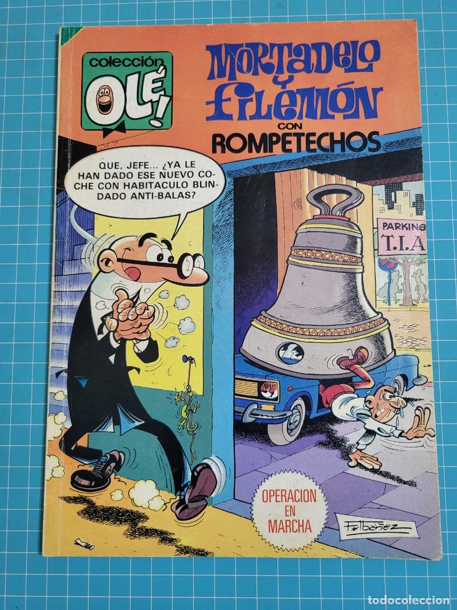 Livros de Banda Desenhada: Ol&eacute;. Mortadelo y Filem&oacute;n con Rompetechos, N &ordm; 207 1&ordf; edici&oacute;n, 12 Bolsa 1.