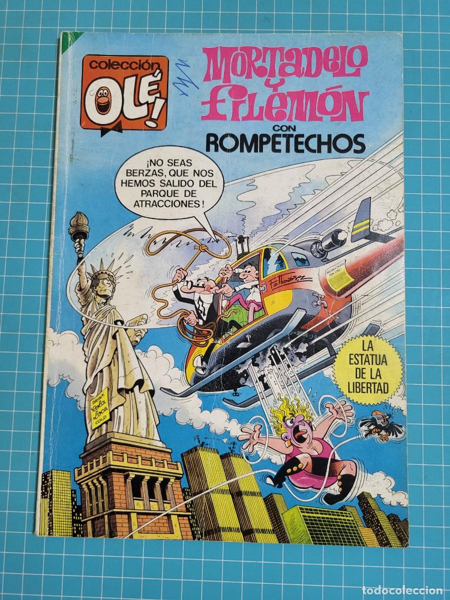 Tebeos: Ol&eacute;. Mortadelo y Filem&oacute;n con Rompetechos, N &ordm; 230 1&ordf; edici&oacute;n, 12 Bolsa 1.